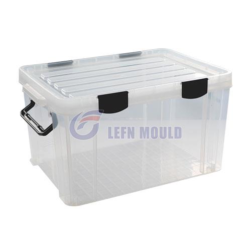 plastic storage box with attached lid thicken box mould